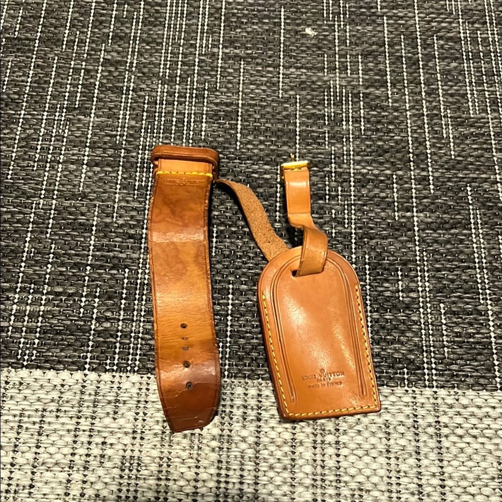 LOUIS VUITTON Vachetta Luggage Tag
